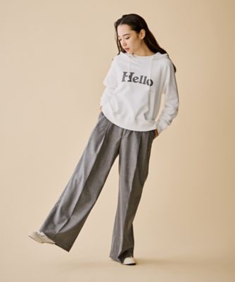 MADISONBLUE Hello SWEAT size1 クリーニング済 MADISONBLUE 【マディソンブルー】 HELLO SWEAT L/S URAKE DYED